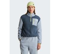 The North Face Womens Yumiori 1/4 Zip Fleece, Grey, Size Xl, Women Grey