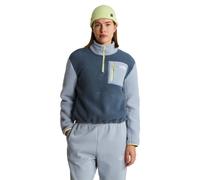 The North Face Womens Yumiori 1/4 Zip Fleece, Grey, Size M, Women Grey