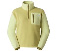 The North Face Women's Yumiori 1/4 Zip Sweatshirt, Pear/Lemon Mist/Cedar, XL