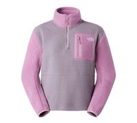 The North Face Women's Yumiori 1/4 Zip Sweatshirt, Transcendent Grey/Hushe, M