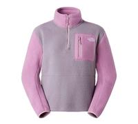 The North Face Women's Yumiori 1/4 Zip Sweatshirt, Transcendent Grey/Hushe, S