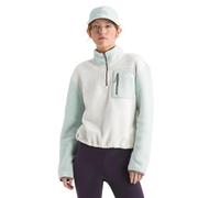 The North Face Women's Yumiori 1/4 Zip Sweatshirt, White Dune/Opal Frost/T, M