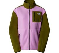 The North Face Women's Yumiori Full Zip Fleece jacket, Dragonfruit/Forest Oliv, S