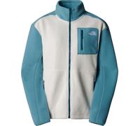 The North Face Women's Yumiori Full Zip Fleece jacket, White Dune/Algae Blue/M, M