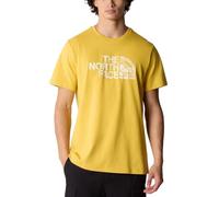 THE NORTH FACE Woodcut Dome T-Shirt Yellow Silt L