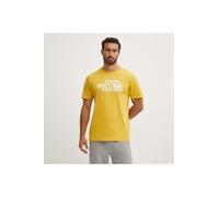 The North Face Woodcut Dome T-Shirt Yellow Silt S