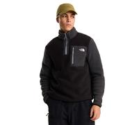 The North Face Yumiori 1/4 Zip Fleece: Black/Asphalt Grey: XL Size: XL