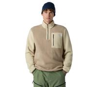 The North Face Yumiori 1/4 Zip Fleece: Mushroom Grey/Gravel: L Size: L
