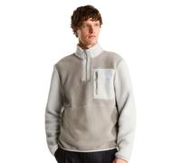 The North Face Yumiori 1/4 Zip Fleece: Stone Slab/Cumulus Cloud: M Siz