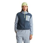 The North Face Yumiori 1/4 Zip Women's Fleece | UK L in Granite Grey/Frost Grey/Lemon Mist