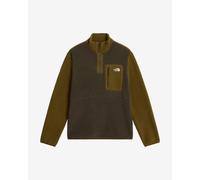 The North Face Yumiori Quarter Zip fleece brown olive green - M
