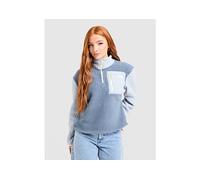 The North Face Yumori 1/4 Zip Fleece Top - Blue - Womens XL