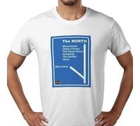 The North Manchester Music Scene Stone Roses, Smiths, Hacienda, Oasis t-Shirt tee 100% Cotton (UK, Alpha, One Size, L, Regular, Regular, White)