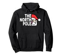 The North Pole Santa Clause Cool, Trendy & Funny Christmas Pullover Hoodie