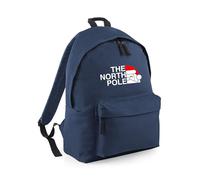 The North Pole Santa P-Cap Classic Christmas 2025 Design, Festive Holiday Celebration Hat, Funny Xmas UK Baseball Style (French Navy)