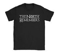 The North Remembers Mens T-Shirt X-Large Black Game of Thrones Final Season Gift Present Him