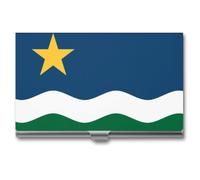 The North Star Flag Business Card Case Slim Card Holder