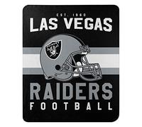 The Northwest Company NFL Las Vegas Raiders Officially Licensed NFL Singular Fleece Throw Blanket, 50" x 60"