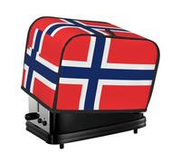 The Norwegian flag toaster cover is suitable for 2 small toaster covers with wide slots and comes with a storage pocket to meet diverse baking needs.