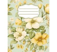 The Nostalgic Garden Vintage Floral Journal | Elegant vintage design notebook for writers, students, and dreamers: 120 wide rule pages, 7.5 x 9.25 ... college, office supply, self care diary, gift