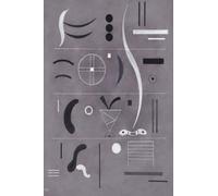 The Notebook: 6x9 | Wassily Kandinsky "Four Parts (1932)" Cover Art Notebook | Highschool, College, Work and Personal Notebook | Paperback Narrow Ruled