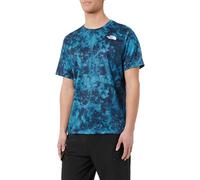 The Noth Face Men's 24/7 S/S Reg Print T-Shirt, Midnight Petrol Micro H, XS