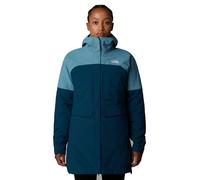 The Noth Face Women's Dryvent Mono Triclimate Parka, Midnight Petrol/Algae B, XXL