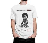 The NotorioB.I.G. Ready to Die T-Shirt, Biggie Smalls Hip-Hop Tee White