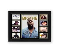 The Notorious B.I.G. Signed Poster Print - Limited Edition Autograph Fan Gift - Collectible Memorabilia Merchandise (Unframed A4 (30x21cm))