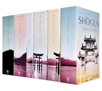 The Asian Saga Series 6 Book Set Shogun, Tai-Pan, Gai-Jin, King Rat, Noble House & Whirlwind