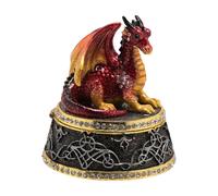 The Novelties Company Hocus Pocus Halloween Gothic Red Dragon Jewellery Box The Novelties Company Multicolor