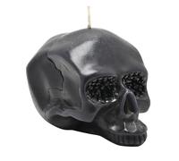 The Novelties Company Hocus Pocus Novelties Medium Black Skull Candle The Novelties Company Black