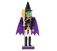 The Novelties Company Hocus Pocus Novelties Wooden Nutracker Witch 10" The Novelties Company Multicolor