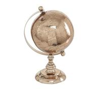 The Novogratz Aluminum Globe, 6" x 6" x 10", Rose Gold