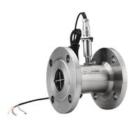 The NPN signal output from the liquid flow meter flange is connected to the PLC.(DN65)