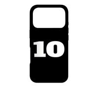 The Number 10 Ten Sports Team FRONT PRINT Matching Birthday Case for iPhone 17 Pro