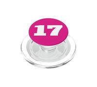 The Number 17 Seventeen Sports Team BACK PRINT Matching PopSockets PopGrip for MagSafe
