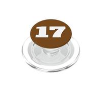 The Number 17 Seventeen Sports Team FRONT PRINT Matching PopSockets PopGrip for MagSafe