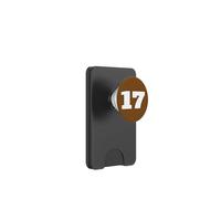 The Number 17 Seventeen Sports Team FRONT PRINT Matching PopSockets PopWallet for MagSafe