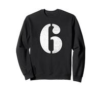 The number 6 | A design with the number six Sweatshirt