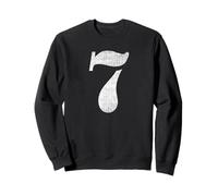 The number 7 | A design with the number seven Sweatshirt