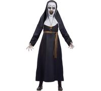 Smiffys 81011 Nun, Valek Costume, Unisex Adult, Black & White, M-UK Size 12-14