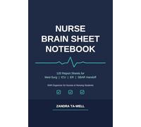 The Nurse Brain Sheet Notebook