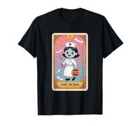 The Nurse Tarot Card Halloween - Cute Mystical Nurse Costume T-Shirt