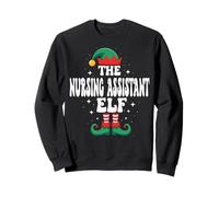 The Nursing Assistant Elf Funny Christmas Matching Family Sweatshirt