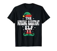 The Nursing Assistant Elf Funny Christmas Matching Family T-Shirt