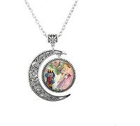 The Nutcracker Ballet Moon Necklace Glass Photo Charm Jewelry Birthday Festival Gift Beautiful Gift