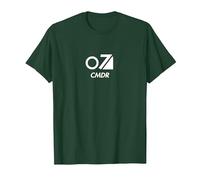 The O7 CMDR Salute T-Shirt, Men, Dark Green, Large