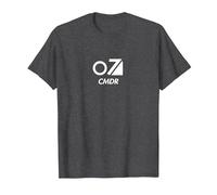 The O7 CMDR Salute T-Shirt, Men, Dark Heather Grey, 4X-Large