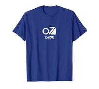 The O7 CMDR Salute T-Shirt, Men, Royal Blue, Large